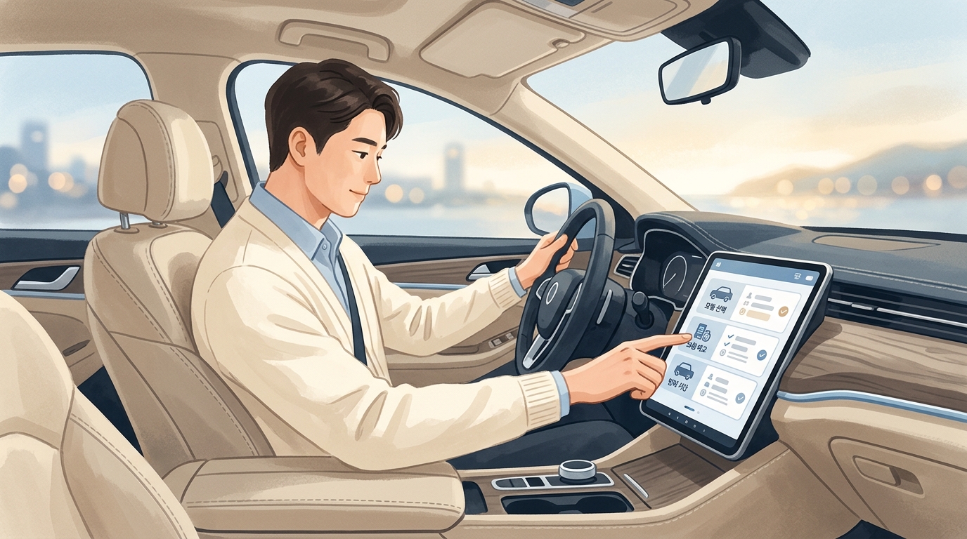 장기렌트 가격 비교 고객 이미지