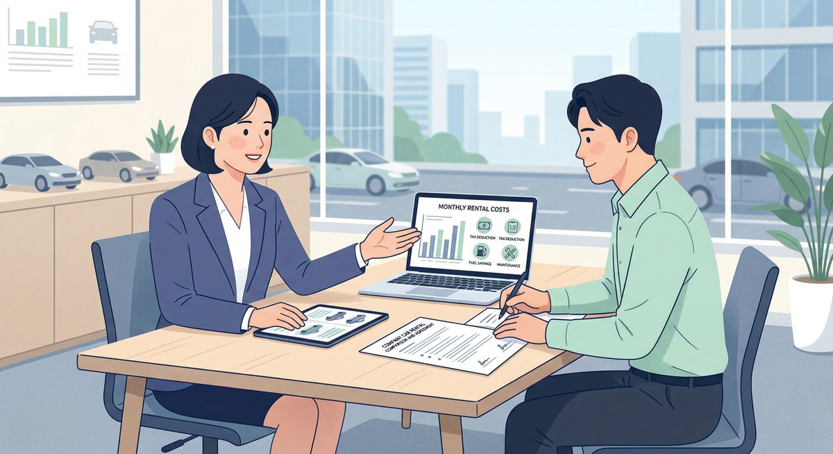 법인차 상담 비교 이미지