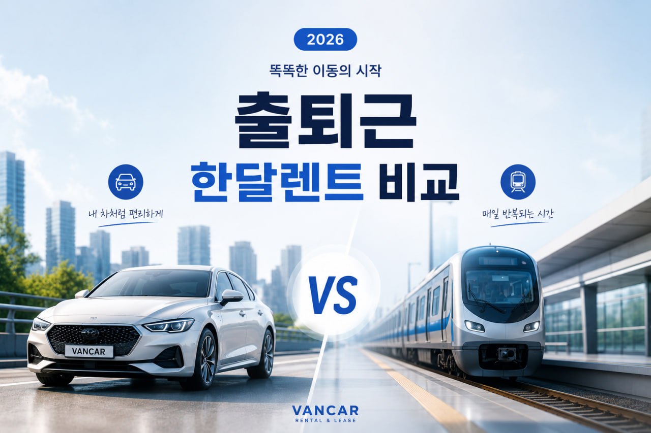 출퇴근 한달렌트 비교 2026