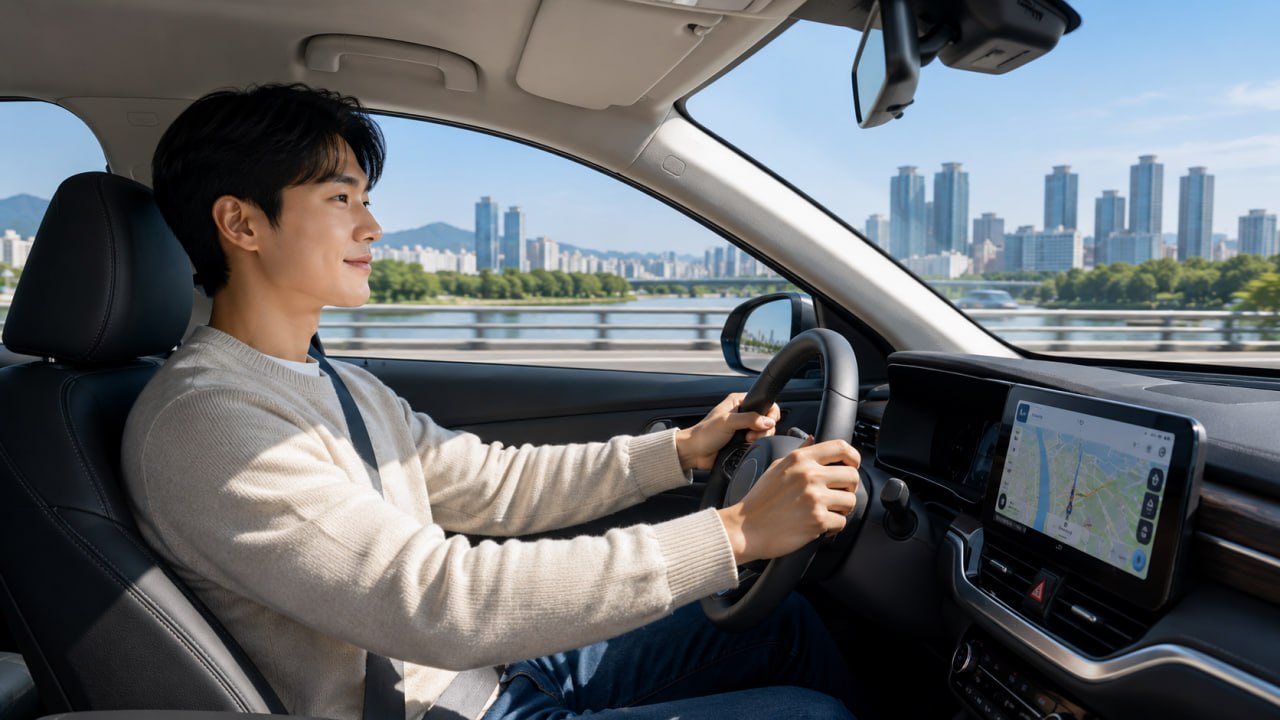 한달렌트 이용 주행 이미지