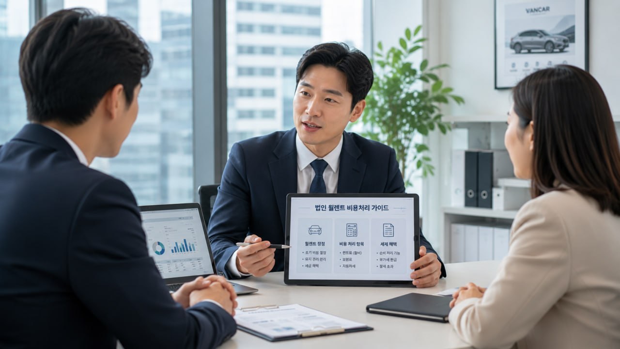 법인 월렌트 비용처리 상담 이미지