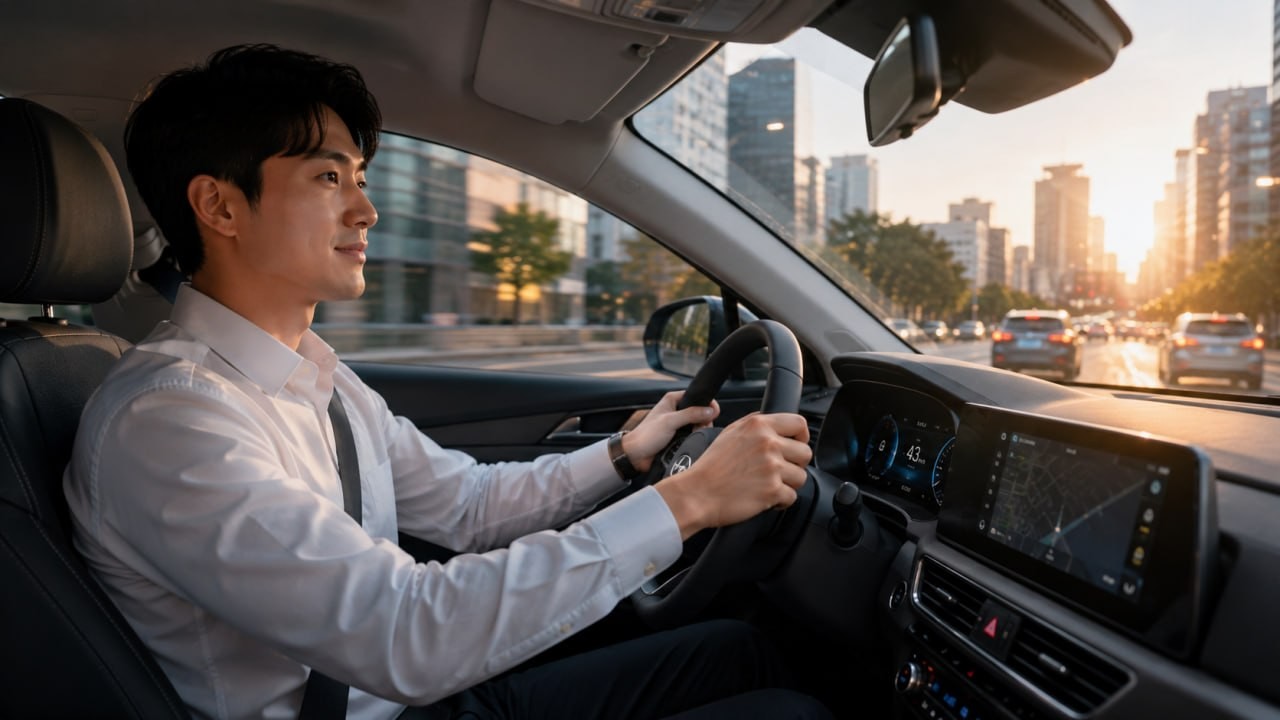 직장인 출퇴근 한달렌트 활용 이미지